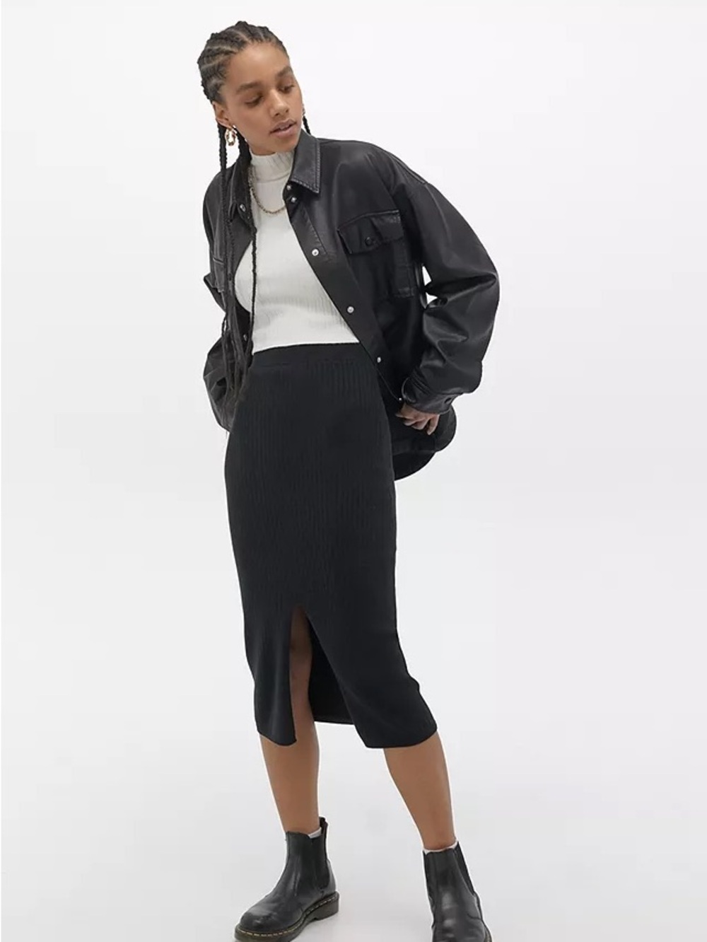 Free people skyline knit skirt